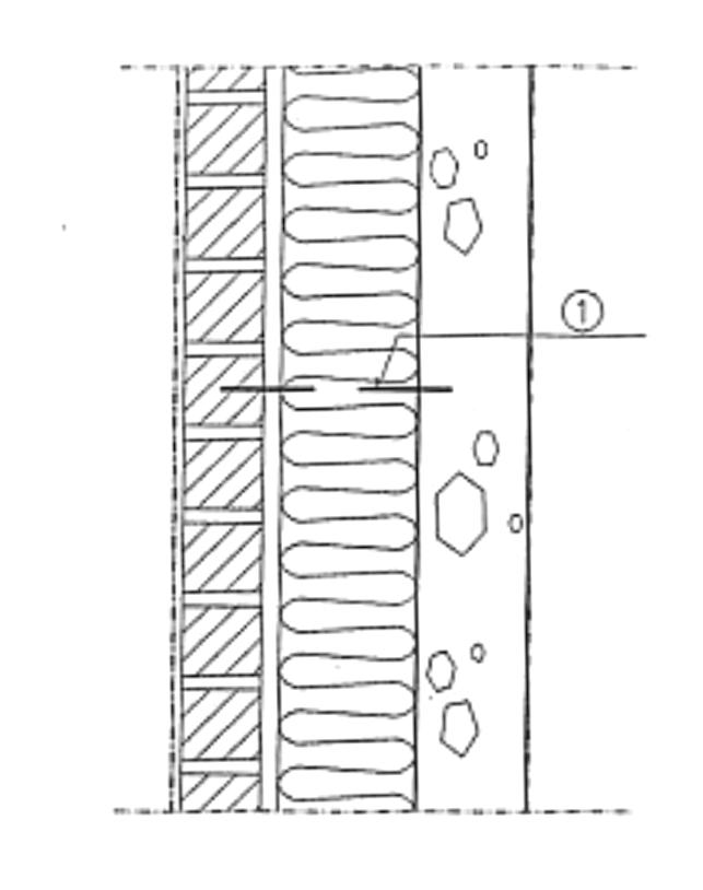 A-osan perustusleikkaus.