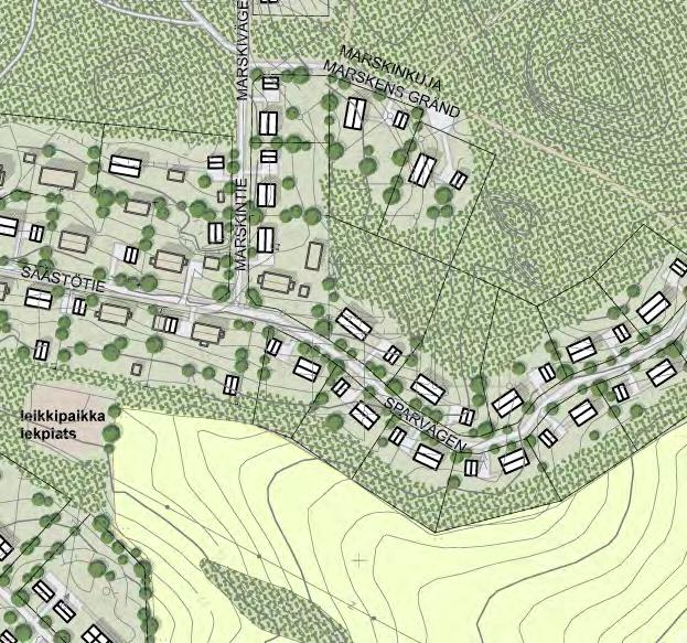 Helsingin Kantarnäsin niemelle suunnitellulla uudella asuinalueella tutkittiin eri vaihtoehtoja.