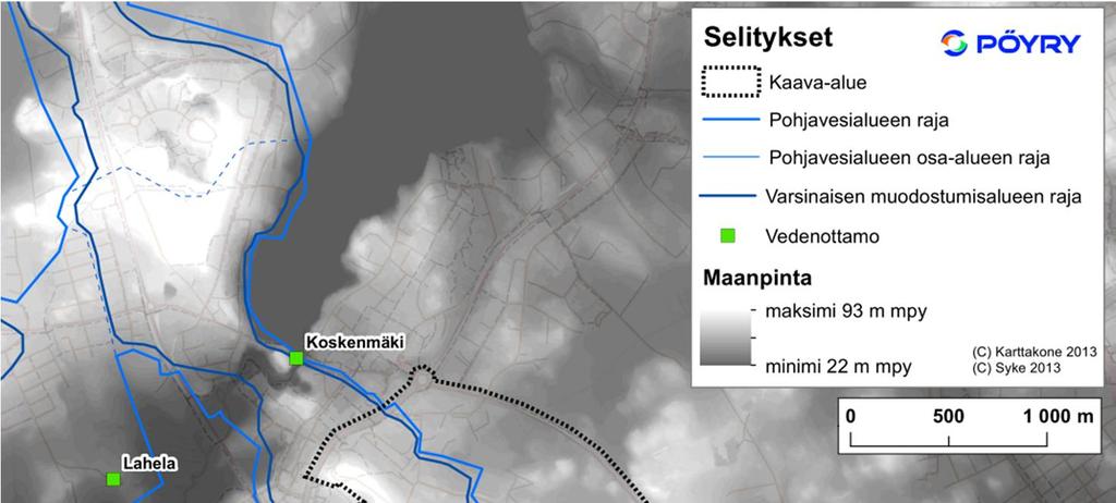 4.2.3 Urheilukeskuksen ja raviradan alue Po. kaava-alueiden kainaloon jää Hyrylän urheilukeskus raviratoineen.