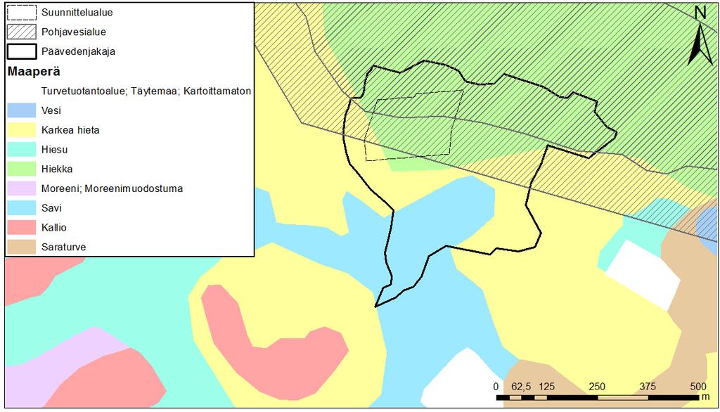 FCG SUUNNTTELU JA TENA OY Loppurpori ().. Suunnielulueen pohjm on pääosin hiekk, eli hulevesien imeyys on odennäköisesi mhdollis. Alueen lounisreunss on pieni lue krke hie.