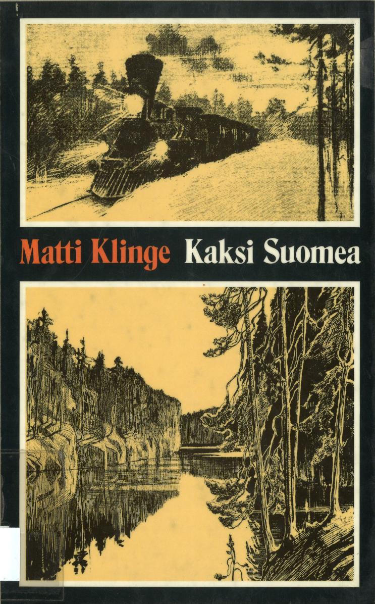 Keskusten ja periferioiden suhde: Klingen kaksi Suomea Klingen mukaan 1800-luvun alussa oli kaksi Suomea : Tukholman-Suomi ja Pietarin-Suomi Romantiikka toi molempiin [Tukholman-Suomeen ja