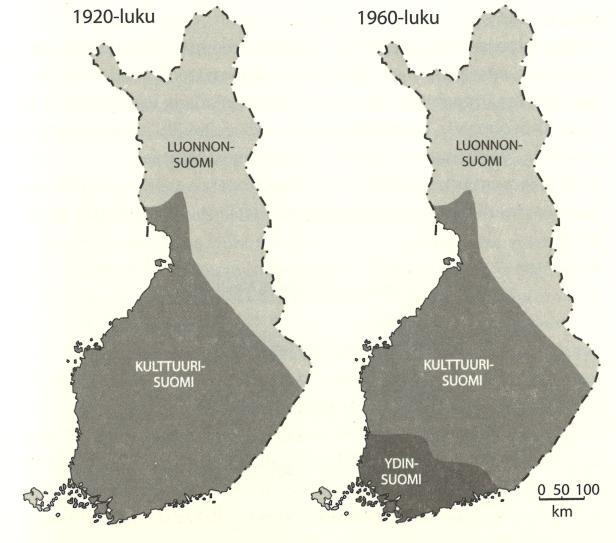 kaksi Suomea 1966 1969 1970 1975 Jauhiainen &