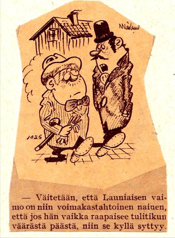 Sain kuvan eräältä työtoverilta 70- luvulla, mutta sen alkuperän hän oli unohtanut.