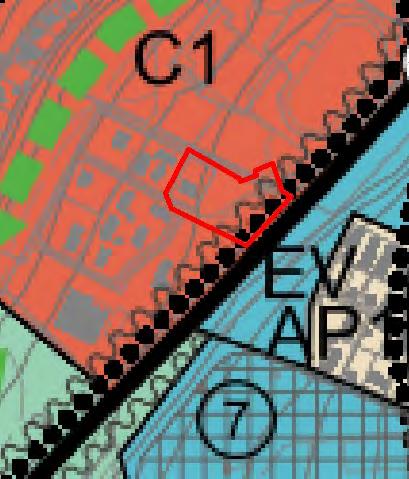 SUUNNITTELUN LÄHTÖKOHDAT TAAJAMAOSAYLEISKAAVA Kaupunginvaltuuston 17.4.2013 63 hyväksymässä taajamaosayleiskaavassa kaavaalue on keskustatoimintojen aluetta C1.