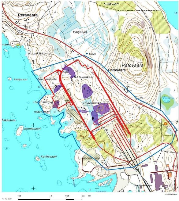 Hankealueen lähiympäristön