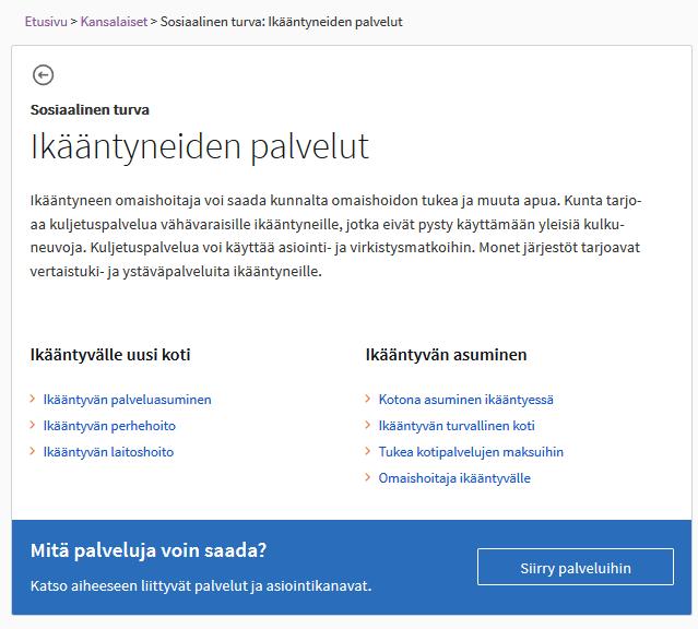 Metatietojen vaikutus palvelun näkyvyyteen verkkopalvelussa https://www.suomi.