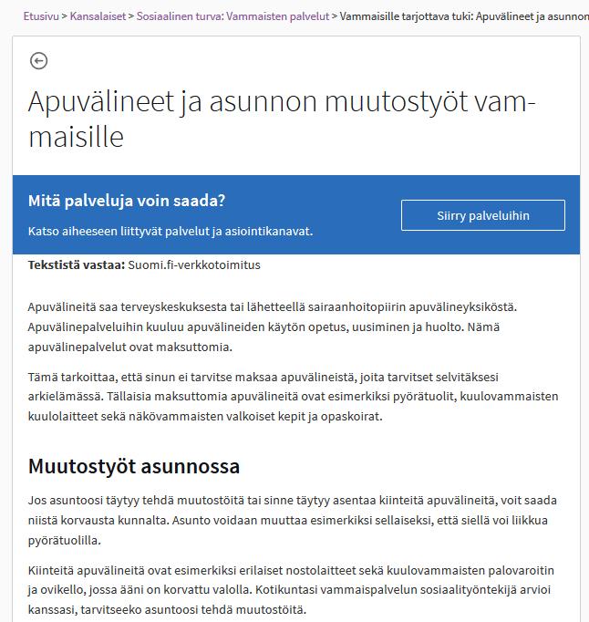 Miten annan palvelulleni metatiedot niin, että palvelu nousee haluttujen sisältöjen yhteyteen? PTV-palvelukuvauksia nousee tietosivujen palvelulistauksiin metatietojen perusteella.