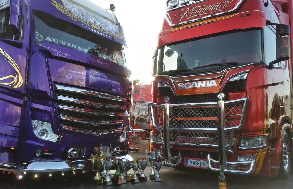 PPG näyttävästi esillä maanteillä ja kuljetusalan messuilla PPG JA CORA REFINISH OY olivat mukana kuljetusalan suurtapahtumassa, Power Truck Showssa, Alahärmän Powerparkissa 11.-12.8.2017.