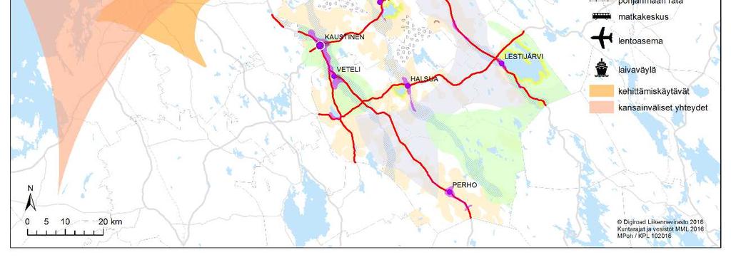 Kaustinen-Veteli -jokilaaksoon ja kolmas, metsäpeura, Lestijärvi-Halsua-Perho -metsämaille.