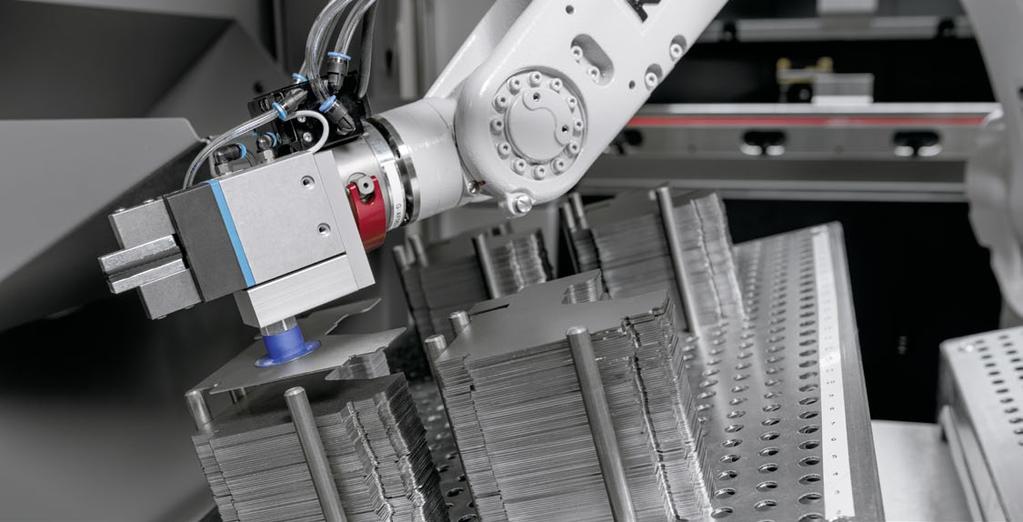 OHJELMISTO 17 Robot Manager Kattava ja tehokas ohjelmointiohjelmisto automaattiseen särmäykseen. Robot Manager on työkalu, jonka avulla ohjaat ja simuloit Bystronicin särmäysautomaation robotiikkaa.