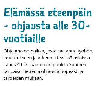 ERÄS PAINOPISTE: Ohjaamot Keski-Uusimaalla voimakas panostus Ohjaamoihin (jokaisessa kunnassa oma) Ohjaamot tarjoavat nopeaa palvelua Niiden rakenne (viranomaiset) poikkeavat toisistaan