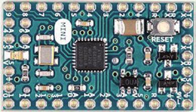 UNO:n verrattuna Leonardo tarjoaa enemmän I/O-, PWM sekä analogisia linjoja sekä natiivin USB-tuen. 4600057 Genuino 101 on Unon levyn pohjalle suunniteltu tehokas ja monipuolinen 32-bittinen alusta.