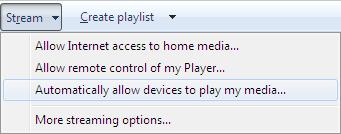Windows Media Player 12:n medianjakotoiminnon määrittäminen 1.