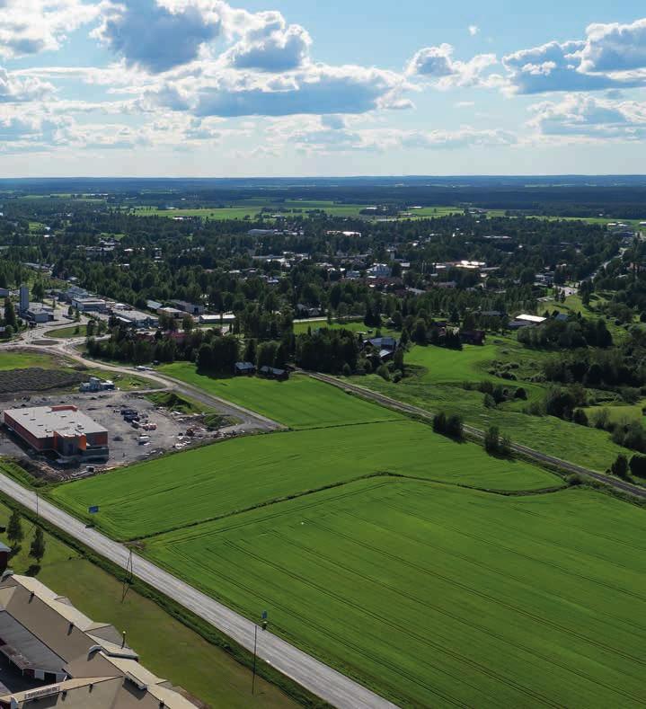 HANSAN KAUPPA-ALUE Hansan kauppa-alueen kehitys on juuri lähtenyt liikkeelle. Keskon Supermarket ja katsastusasema ovat ensimmäiset uudet sijoittujat alueelle.