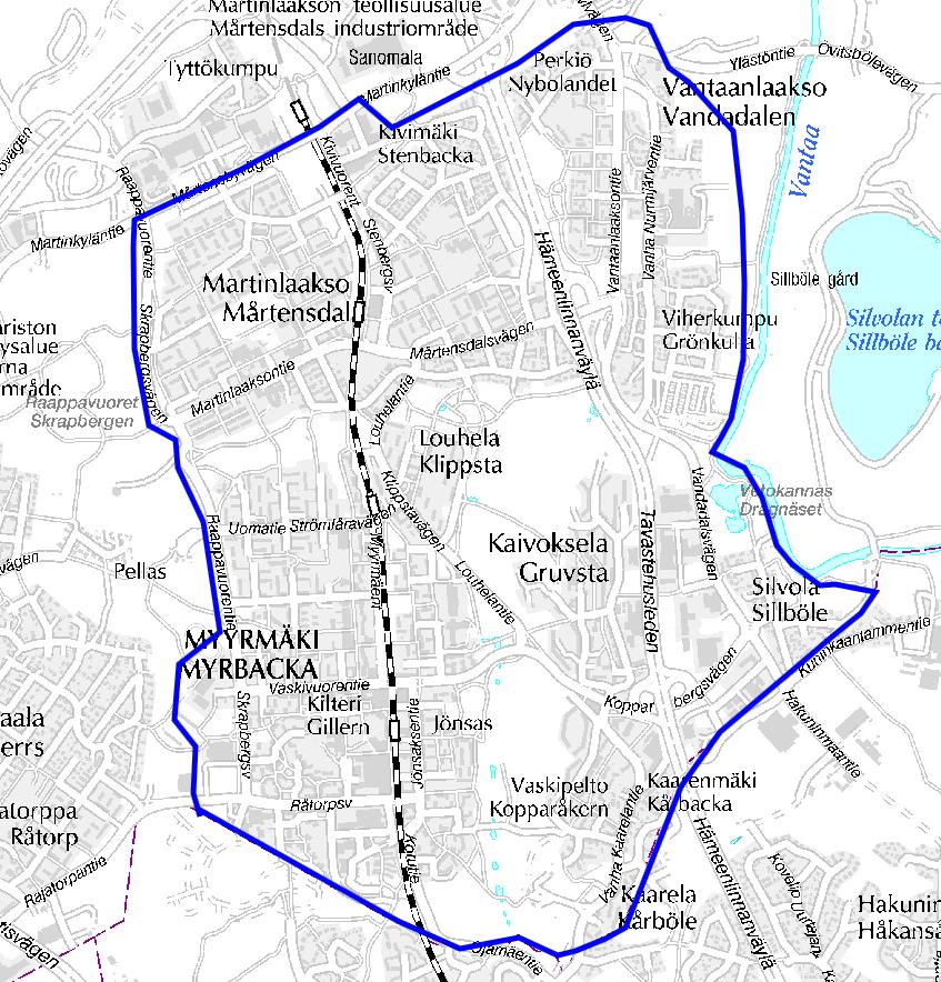 32 Linjat VP17 ja V413 Palvelulinjan 16 korvaa uusi kutsuohjattu linja 413.