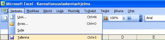 TALLENSIT MUUTOKSET.