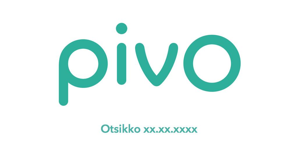 Pivo Powerpoint ja Keynote pohjat Pivo