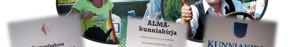 Vuoden 2014 kymenlaaksolainen kylä Vuolenkoski on omaleimainen, aktiivinen ja yhteistyöhakuinen sekä itseään ja samalla Iitin kuntaa myönteisesti eri yhteyksissä esille tuova,