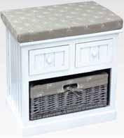 white/grey Diana 4 -laatikosto Diana 4 drawer 40 x 30 x 73