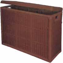 rattan trunk set 2 pcs värit hunaja, ruskea