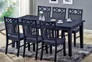 tuolia Seaside dining table + 4 chairs pöytä