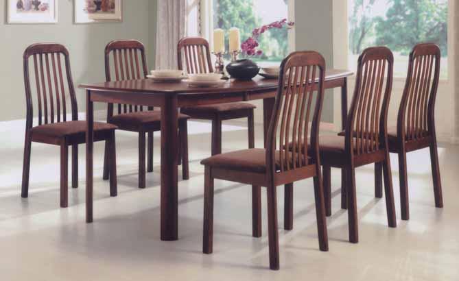 13 Rafaela-ruokailuryhmä Rafaela dining set Rafaela-pöytä + 6 tuolia Rafaela table+ 6 chairs pöydän mitat measures of
