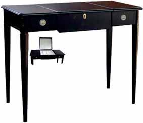 -klaffilipasto* Nizza Noir 11 gate-leg table* 85 x
