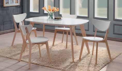 16 Renata-ruokailuryhmät Renata dining sets Renata S -ruokailuryhmä, pöytä + 4 tuolia Renata S