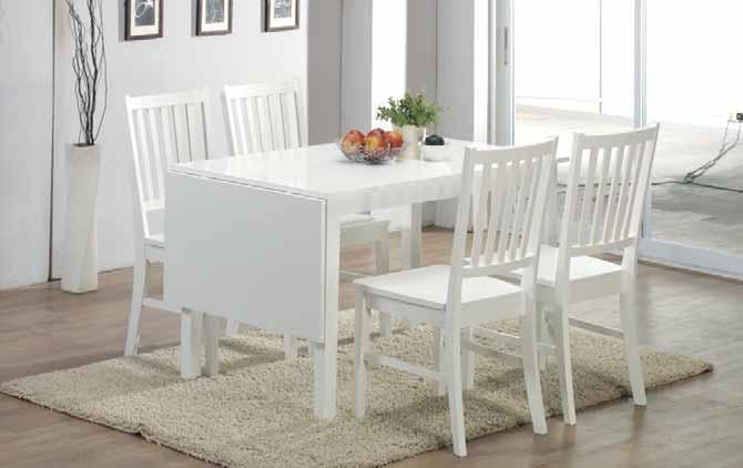 19 Ramstad-ruokailuryhmä Ramstad dining set alle-ruokailuryhmä pöytä + 4 tuolia alle dining set table + 4 chairs 118 x 74 x 74 cm pöytä table 42 x 44 x 90 cm tuoli chair