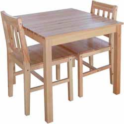 pöytä table 118 x 75 x 73 cm tuoli chair 42 x 42 x 85 cm väri