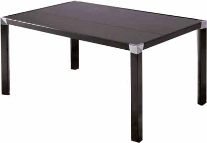 dining table 135 x 80 x 76 cm väri musta/hopea color black/silver materiaali karkaistu lasi 12