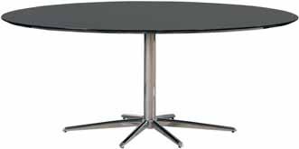 and Delta swivel chair Edmond-ovaalipöytä Edmond oval table 170 x 110 x 75 cm värit musta, valkoinen colors black,