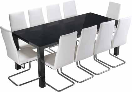 x 104 cm istumakorkeus/-syvyys seating height/depth 46 x 44 cm materiaali kromattu metalli,