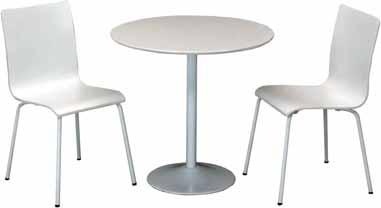 undy 2-tuolit odo table and undy chairs odo-pöytä odo table ø 75 x 75 cm materiaali
