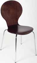 vahvennetut jalat material bentwood, chromed metal,