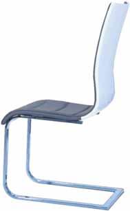 leatherdraped seat pinottava stackable Kuvassa Doris-tuoli ja