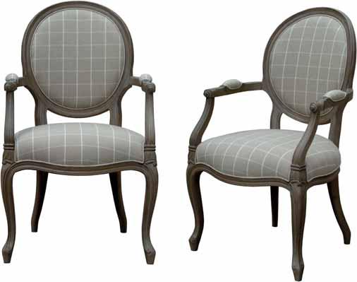 antiikkikäsitelty koivu, kangasverhoilu 55% pellava, 45% puuvilla material antique finished