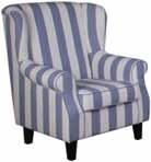 Foxtrot-keinutuoli ja -rahi Foxtrot rocking chair and stool 69 x 75 x 102/46