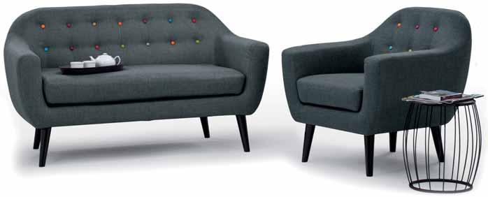 59 Lundahl-sohva ja -nojatuoli Lundahl sofa and armchair Lundahl-sohva Lundahl sofa 132 x 80