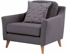 fabric upholstery 95% polyester 5% nylon Nojatuolin koristetyyny ei sisälly hintaan