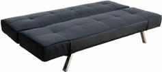 back and sides black fabric 179 x 94 x 77 cm istuinkorkeus ja syvyys seating height and depth 35 x 55 cm