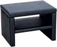 Rino night table 50 x 40 x 45 cm värit valkoinen, musta colors white, black materiaalit