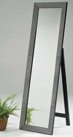 47 x 155 cm väri musta/hopea color black/silver materiaalit puu, mdf, metalli, peili materials wood, mdf, metal, mirror Mod-peili Mod mirror