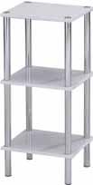 shelves and Libra swivel bookcase materiaalit kromattu