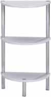Disa 1 semiround shelf 44 x 22 x 81 cm Disa 2 -kulmahylly