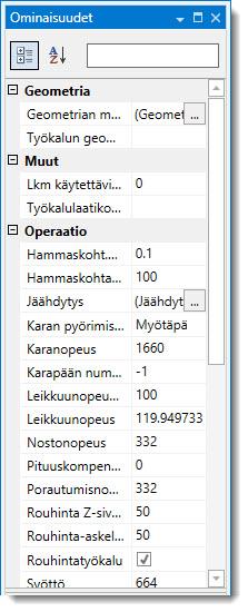 16 MASTERCAM X9/ Työkalujen hallinnan työtilan muokkaaminen 4 Avaa työkalut-dokumentti kaksoisklikkaamalla