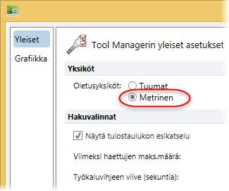 2 Kun tietokannan työkalut on haettu, klikkaa Tiedosto-välilehteä (ohjelman takasivu) ja valitse Asetukset.