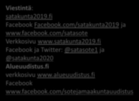 fi Facebook ja Twitter: @satasote1 ja