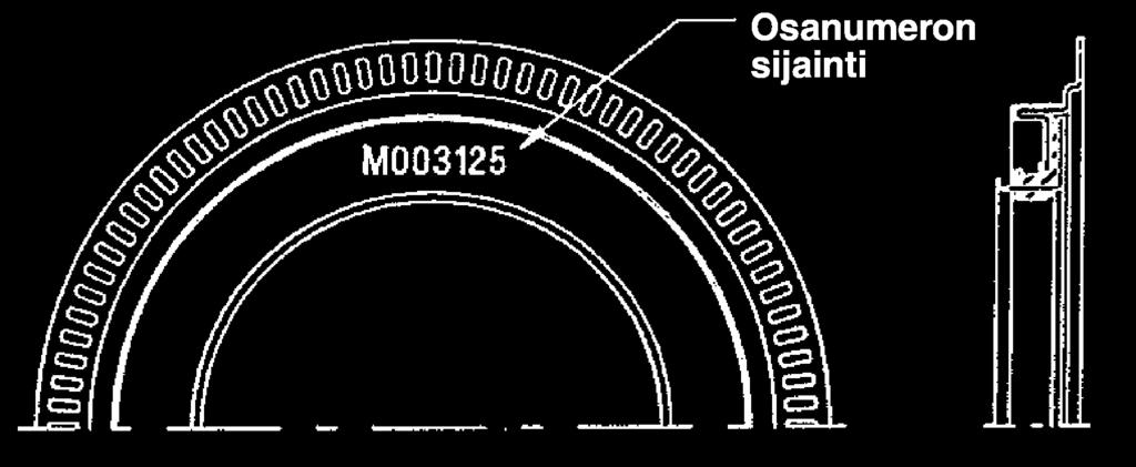18.3 Tiivisteen tunnistaminen SMB-tiiviste on helppo tunnistaa herätinrenkaasta, joka on olennainen osa tiivistettä (kuva 24). Tunnistinversioita on kahta tyyppiä: 18.