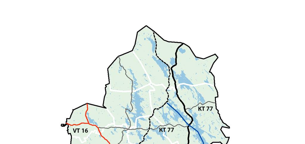 Pitkämatkainen henkilö- ja tavaraliikenne keskittyy pääväylien muodostamille kuljetuskäytäville. Liikenteen kasvu maakunnassa painottuu pääteille ja voimakkaimmin Jyväskylän seudulle.